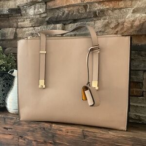 Zara Large Tan and Black bag